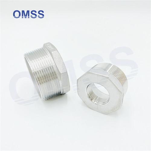 Stainless Steel Sanitary Hex Head Reducing Bushing Screwed Fittings