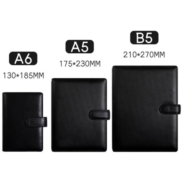 Personalised PU Leather Bound Notebook Journal Printing Stationery Diary