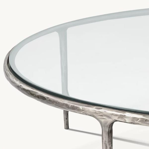 Coffee Table Furniture for Modern Living Room Stainless Steel with Sintered Stone Top Newland Furniture Manufacture