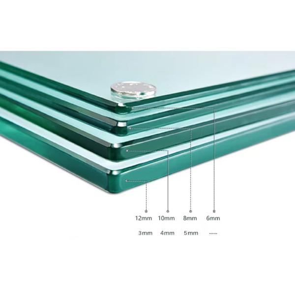 Tempered Laminated 6mm Float Glass Ultra Clear Toughened Glass Cut To Size
