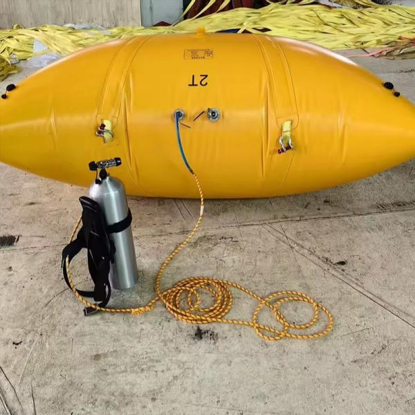 Sac de levage sous-marin, matériau durable et résistant à la déchirure, couleurs vives pour la sécurité, performance fiable