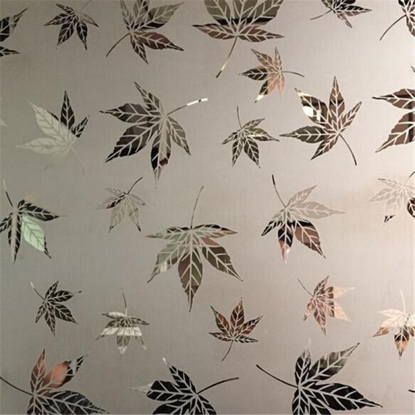 etched pattern stainless steel Decorative Mirror Stainless Steel panel