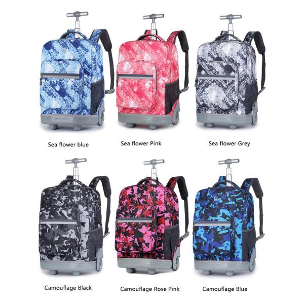 Юнисекс средняя школа детский роликовый рюкзак многофункциональный для студентов