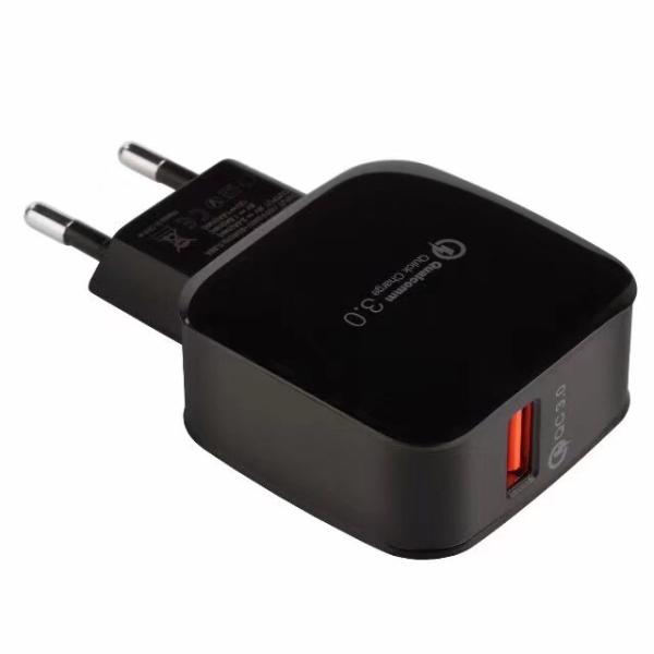 QC3.0 quick charge single USB port travel charger