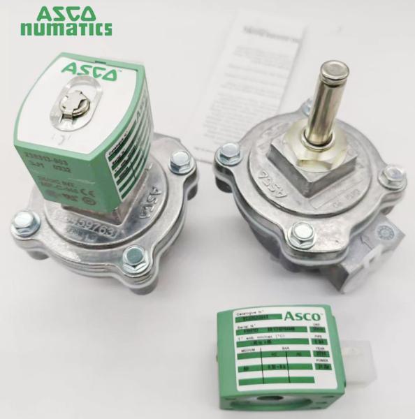 Heavy Duty SCG353G043 ASCO Solenoid Pulse Valve Wide Pressure 0.35-8.5 Bar 3/4 Aluminium Body