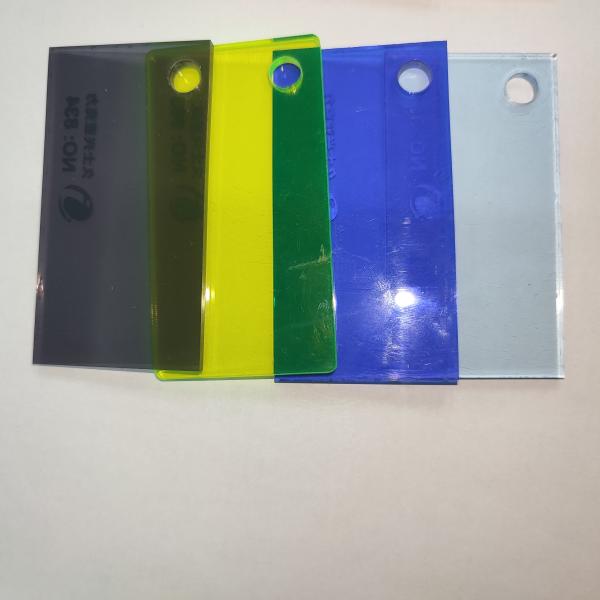 24x12 Amber Green Colored Acrylic Sheet For Wall Decoration Swimming Pool