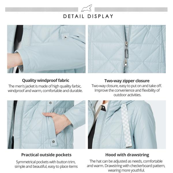 Fashionable Spring Fall Jackets Big Brands Flexible Zipper Water Resistant Windbreaker