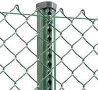 O PVC galvanizado revestiu o rolo de Diamond Mesh Wire Chain Link Fence