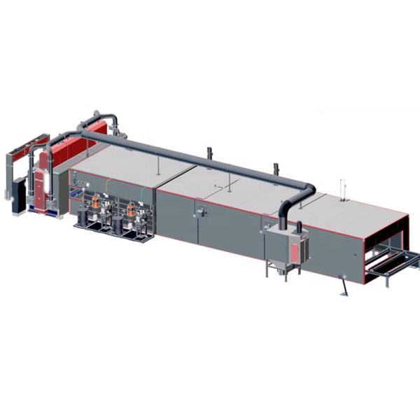 Customizable Automated Roller Coating Line With Heat Source System For Steel Substrates