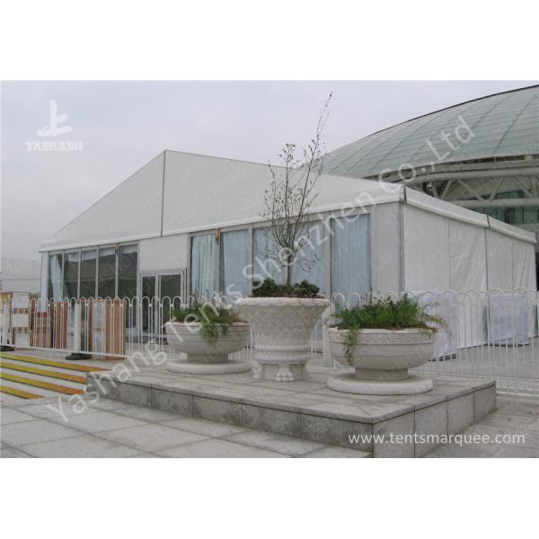 Gable Transparent Glass Wall outside canopy tent Hard Aluminum Profile