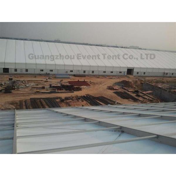 30m White Big Outdoor Warehouse Tent 850 gsm Locked - Out Sunshine Roof Cover