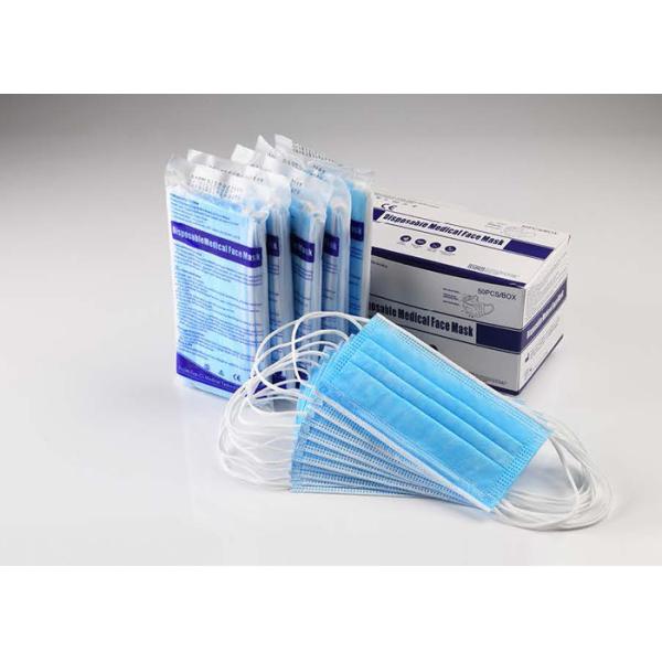 3 Ply Medical Grade Face Masks , Disposable EarLoop Face Masks Dental Surgical Medical