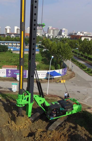 Hydraulic Medium Crawler Kr285c With Cat Chassis Drilling Rig For Pile Foundation