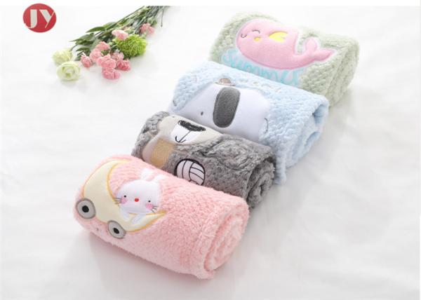 so Warm soft Microfiber Mesh Plush Baby Blanket Customized Size 102*76cm Living Room Breathable
