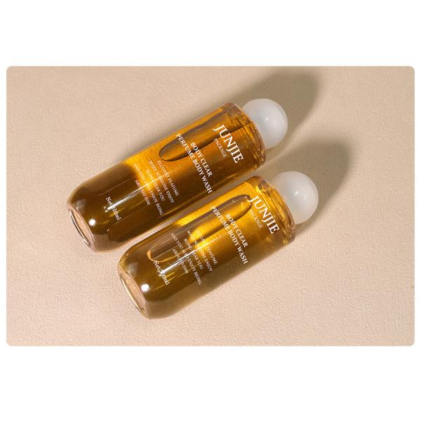 High-End Plastic Body Wash Bottle Cylinder Flat-Shoulder Toner Bottle for Body Lotion Shampoo Lotion 200ml 250ml
