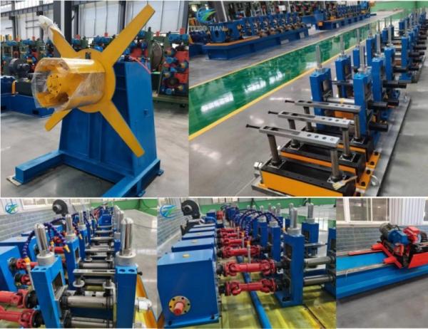 High Frequency ERW Carbon Steel Pipe Mill 50-100K Tons/Year
