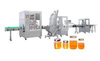 Máquina de engarrafamento linear para a maionese de creme grossa da manteiga da pasta da viscosidade alta