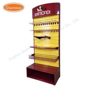 Shop Stand Slatwall Shelf for Products Seed Display Rack