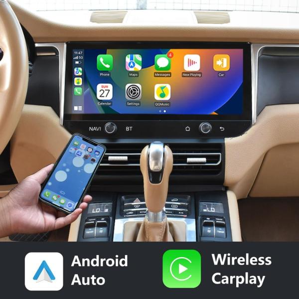 Авторадио для Porsche Macan (2013-2017) 12,3-дюймовое радио Авто HD LCD Touch Screen Замена мультимедийного проигрывателя GP