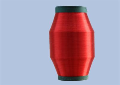 O fabricante vermelho tingido amigável 80D do fio do monofilamento do HDPE do poliéster de Eco torna-se mais fraco semi