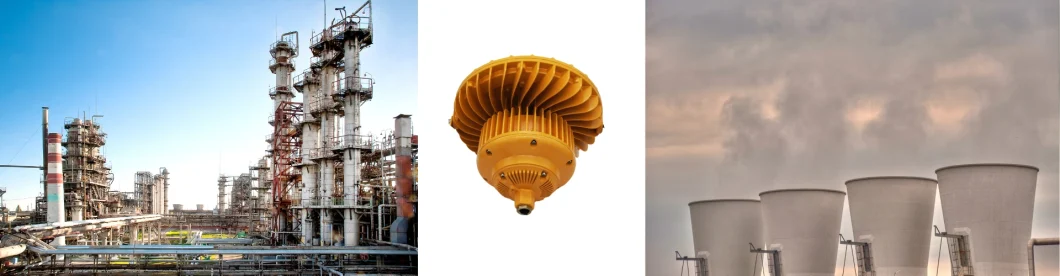 Atex Certified Explosion Proof Light IP66 Ik10 For Gas Station Oil Industry Chemical Plant  Zone 1 Zone 2 LNG
