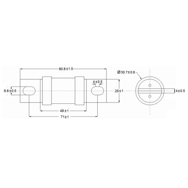 взрыватель электротранспорта предохранения от батареи 500В 300А для поручать автомобиля энергии