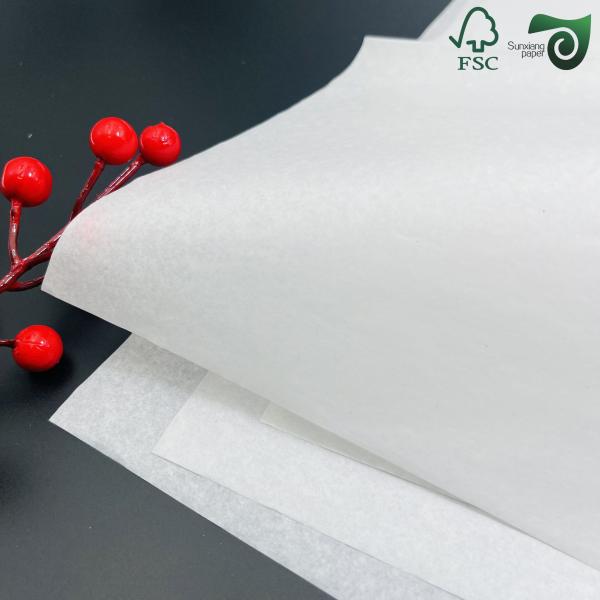 FSC 40gsm 90gsm White Waterproof Paper For Grape Vegetable Wrapping Bags