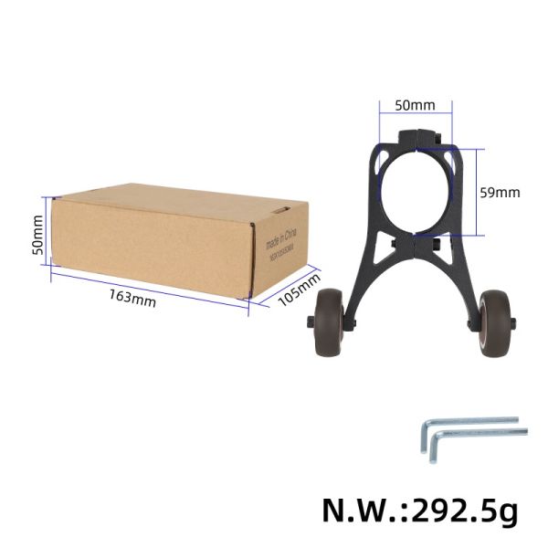 NinebotF20F30F40 M365Pro Electric Scooter Accessories Small Wheel Bracket Folding Wheel Bracket Auxiliary Product