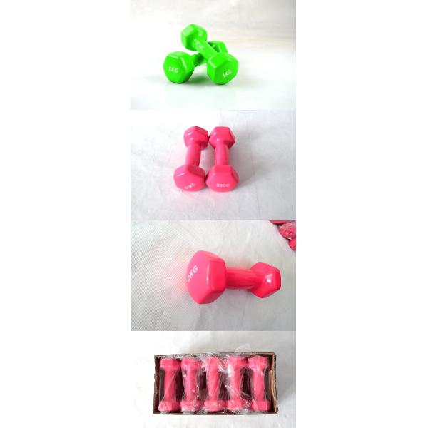 red green ,pink ,purple .,black ,blue vinyl dipping dumbbell for children ,women excerices