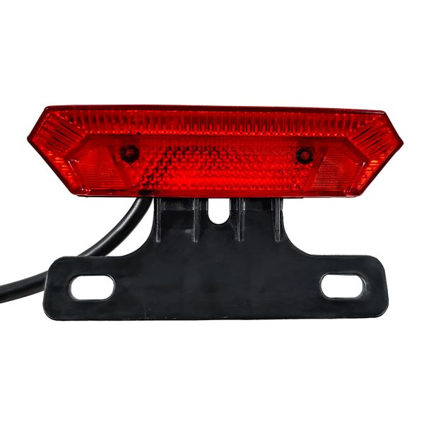 Red Electric Bicycle Headlight 12v-36v Steering Rear Lights Ebike Conversion Kit