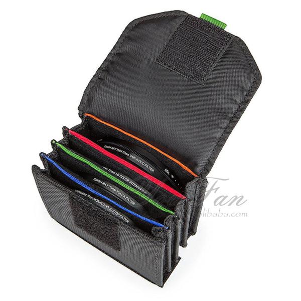 Mini Camera Filter Bag Nylon Material Silk Print / Embroidery Logo Printing