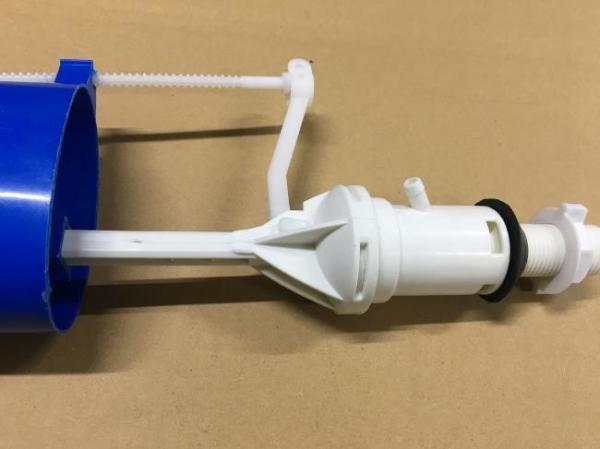 High Flow Blue Toilet Inlet Valve , Toilet Tank Fill Valve Non Pollution