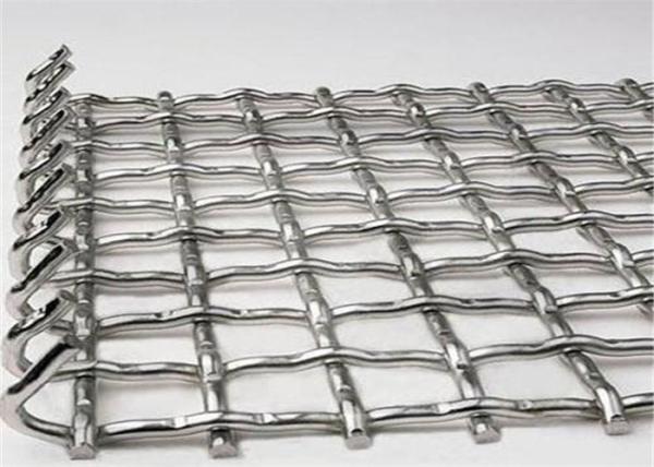 Hot Dipped Galvanized Filter Crimped 65mn Carbon Steel Wire Quarry Screen Mesh