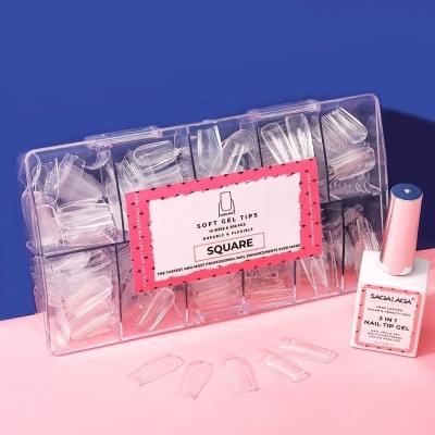 SAGALAGA Glue à ongles souples sur mesure Glue à ongles souples Conseils d'extension de l'ongle Glue Glue à ongles Glue à ongles