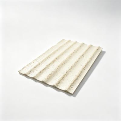 Water Ripple Soft Stone MCM Flexible Wall Panel 3D Wave Texture Eco For Curved Wall