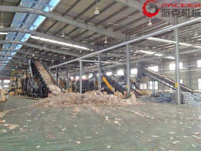 Durable PET Bottle Washing Recycling Line Stainless Steel 304 500-1000 KG/H