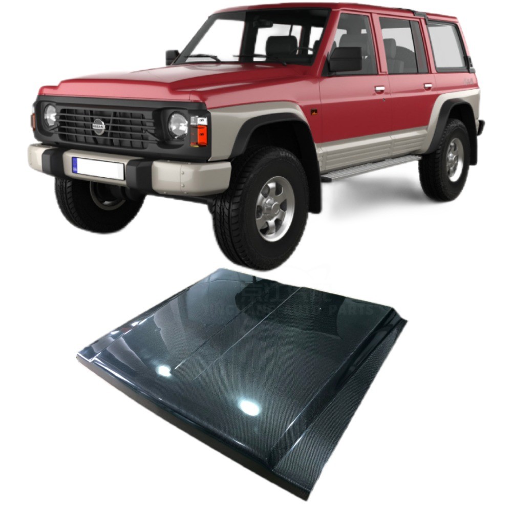 Real Carbon Fiber Cover for Nissan Patrol Y60 Y61 Y62 Customizable and Durable Design
