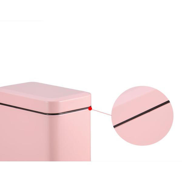 White Indoor Trash Can 5L Foot Operated Garbage Bins  Ash Container