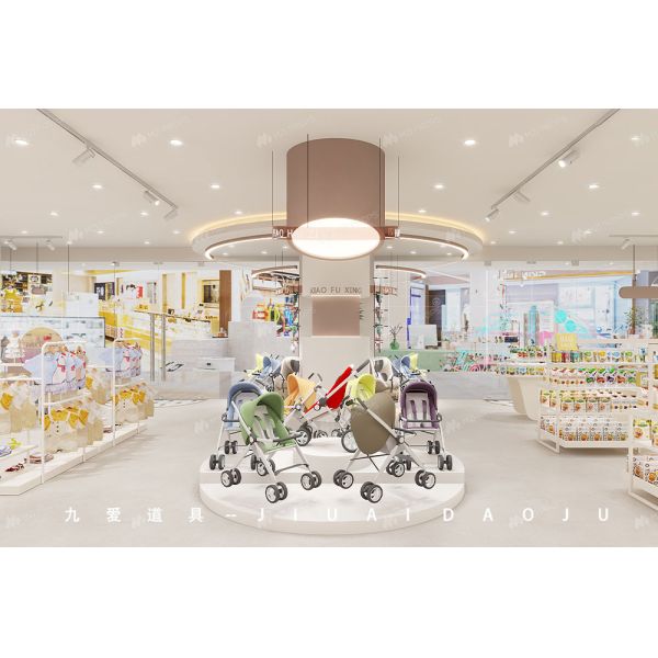 BBC027 Eco-friendly Shop Showcase baby shop display for Fashion-forward Store Design
