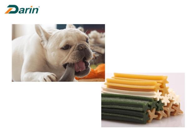 O único animal de estimação da máquina do fabricante do alimento para cães da pastilha elástica dos deleites da cor trata o equipamento