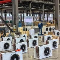 Calentador eléctrico de acero inoxidable evaporador de cuarto frío con refrigeración por aire frío