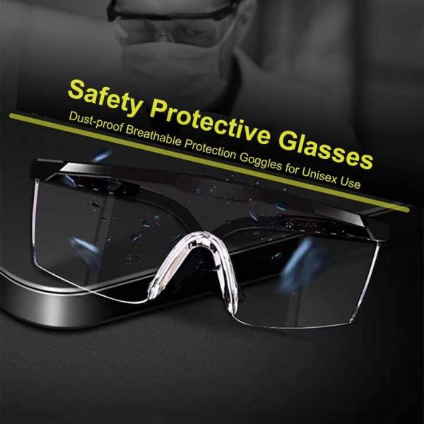 Adjustable Medical Safety Goggles , Surgical Safety Glasses UV Resistant