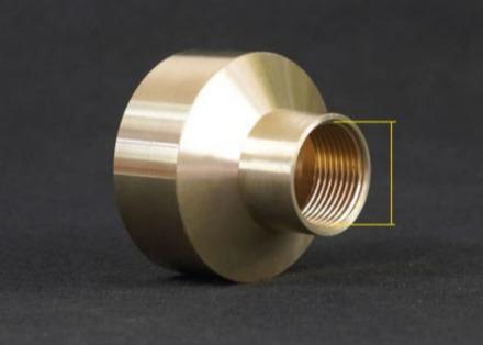 1 Brass Blossom DN25 Dancing Fountain Nozzle Water Flow Rate 30.8gpm