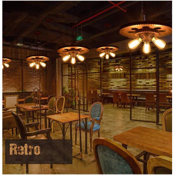 Loft Retro Pendant Lamp Industrial Iron Chandelier Personality UFO Pendant Lamp（WH-VP-245)