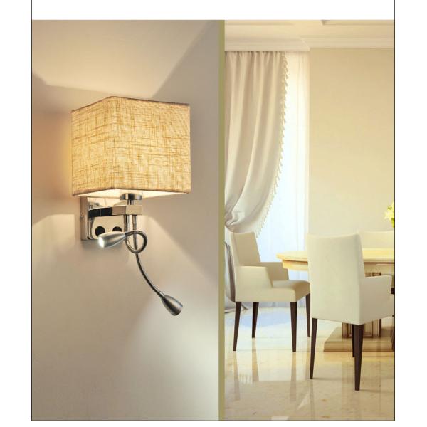Fabric Led Wall Lights Cloth Lamp Stair Hotel Corridor Living Room Bedroom Aisle Bedside bed headboard lamp （WH-VR-82）