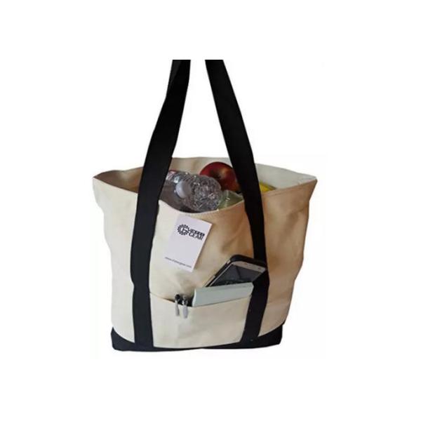 Recycled Premium Large Reusable Shopping Tote Bag Canvas Ladies Hand Bag