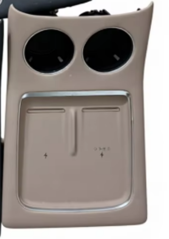For Xiaopeng G9 Original Central Control Wireless Charging Panel with Dual Cup Holders.