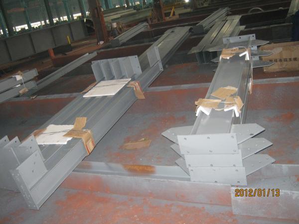 Construções de aço industriais da fabricação do aço estrutural para o quadro do armazém