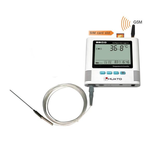 Registador de dados do monitor da temperatura de PT100 G/M com certificação da calibração