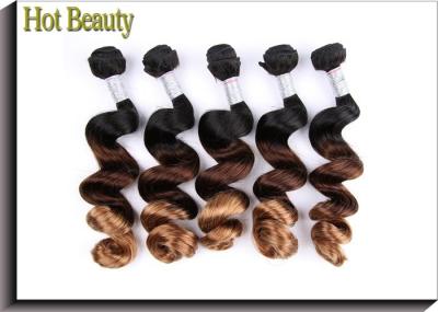 8A Grade 3 Tone Colored Human Hair Extensions 10-30 Tangle Free